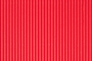 The texture of the wavy corrugated decorative cardboard paper - red