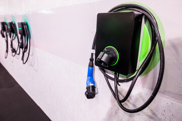 Charging plug for an electric car
