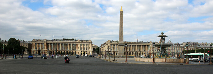 Paris - Place de la Concorde - obrazy, fototapety, plakaty