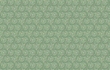 Turmeric green leaves seamless pattern