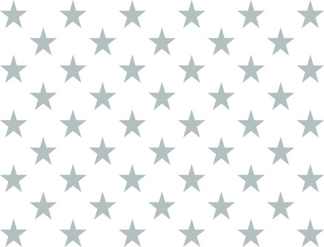 Seamless Pattern With Stars. Vector