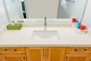 Fragment of a luxury bathroom