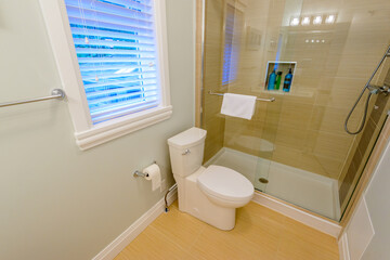 Fragment of a luxury bathroom