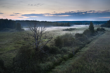 sunrise in the mountains