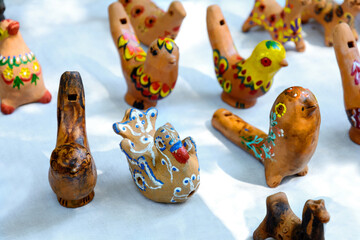 Ceramics. Ceramic whistles. Handmade designer gifts