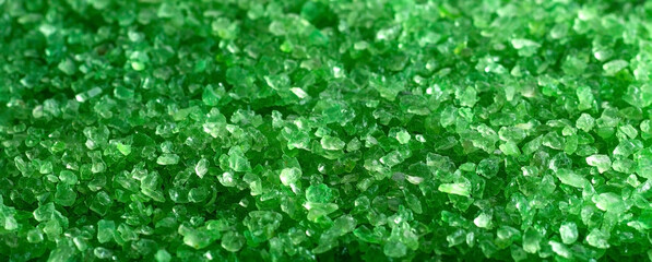 Background cosmetic sea salt for spa treatments with green fir