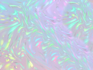 Holographic iridescent rainbow pattern background