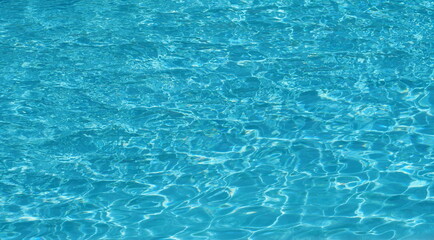 Marvelous waters in swimming pool on african Sal island in Cape Verde