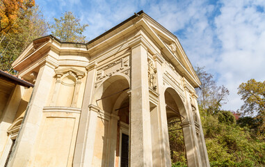 The Chapel on the Rosary way of the Sacred Mount of Varese, Lombardy, Italy