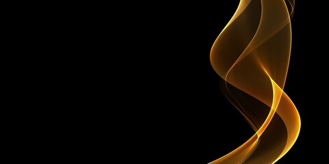 Abstract orange waves background. Template design 