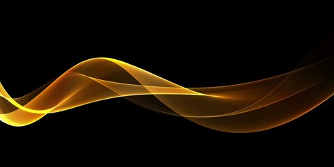Abstract orange waves background. Template design 