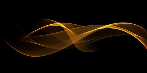 Abstract orange waves background. Template design 