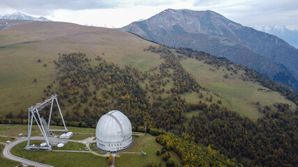 BTA-6 in Arkhyz, Caucasus, Russia: Telescope SAO RAS in October