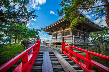 宮城県　日本三景松島・五大堂の風景