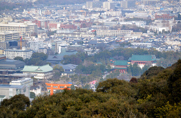 将軍塚　市内遠望　京都市東山区