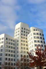 Fototapeta premium häuser in düsseldorf, nrw, deutschland