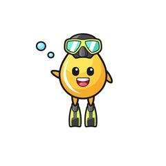 the honey drop diver cartoon character