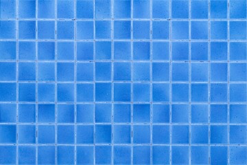 Vintage blue mosaic kitchen wall pattern and background seamless