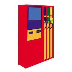 Petrol station equipment. Gas station.