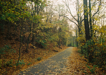 Fototapeta premium Little adventures around hometown, exploring, hiking and also climbing