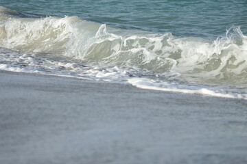 waves on the beach