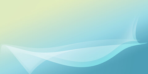 Graphic background wave light blue curve looks futuristic and simple modern flat gradient abstract. For text space, design, advertisement. For you