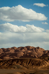 sunset in the desert