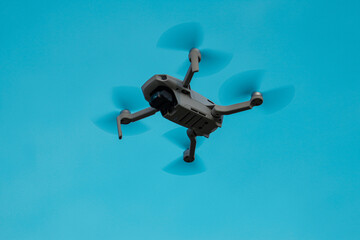 Fototapeta na wymiar free flying drone