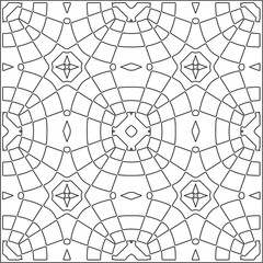 Obraz premium Repeating geometric tiles from striped elements.Modern geometric background with abstract shapes.Monochromatic Repeating Patterns.black striped pattern for design.