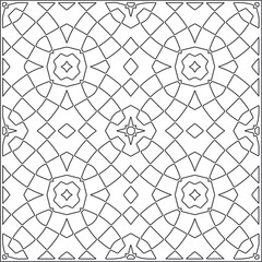 
Repeating geometric tiles from striped elements.Modern geometric background with abstract shapes.Monochromatic Repeating Patterns.black  striped pattern for design.