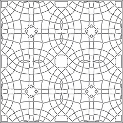 
Repeating geometric tiles from striped elements.Modern geometric background with abstract shapes.Monochromatic Repeating Patterns.black  striped pattern for design.