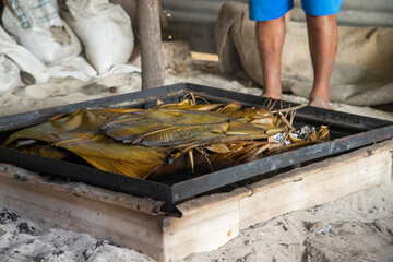 barbecue traditionnel polynesien