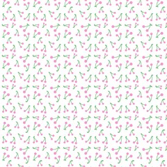 壁紙　さくらんぼ　ピンク