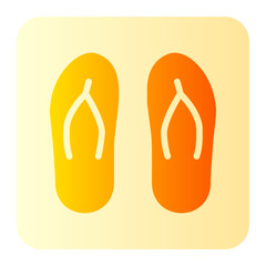 slippers gradient icon