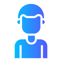 boy gradient icon