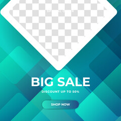 Sale discount social media post template. Dynamic modern fluid discount sale special offer banners. Black Friday, flash sale, end year sale, summer sale, winter sale, new year sale, valentine sale.