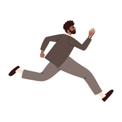 business afro american man