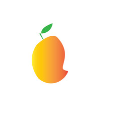 Vector mango or minimalist mango illustration