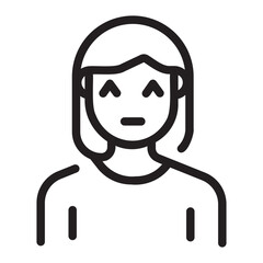 mother line icon