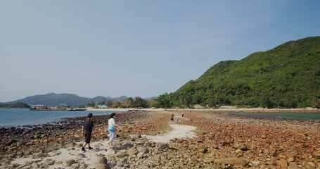 Sharp island in Hong Kong