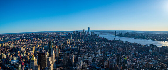 Bird's Eye View of New York