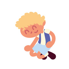 blond little boy
