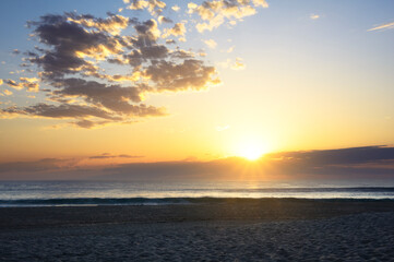 Sunset on the beach
