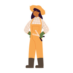 farmer woman work professional