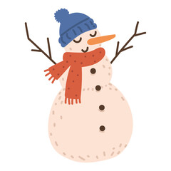 snowman christmas character