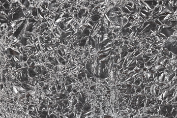 aluminum foil texture close up