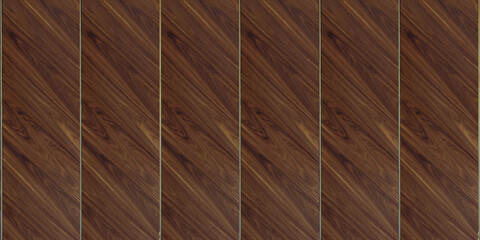 wall nut wood texture background with steel beading