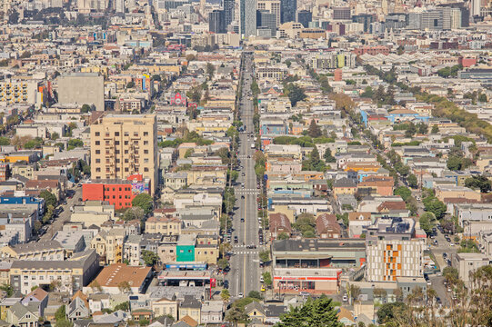 San Francisco Mission District During The Day