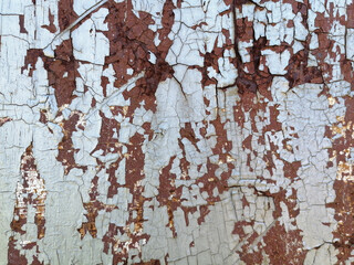 An old scratched wall as a background.