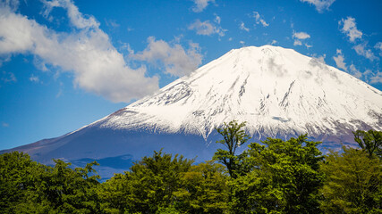 晴れた日の冬の富士山